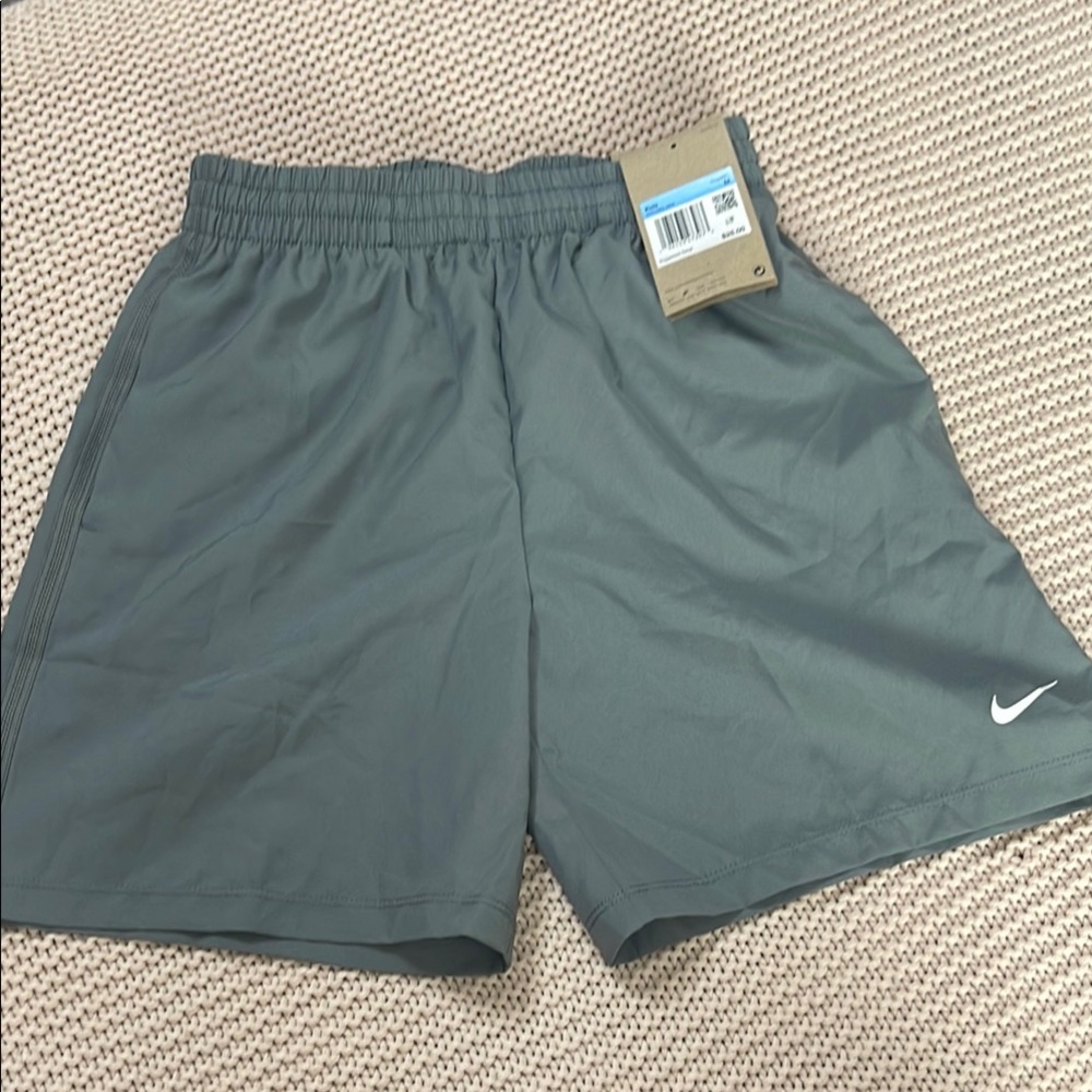 Nike Boys Gray Athletic Shorts